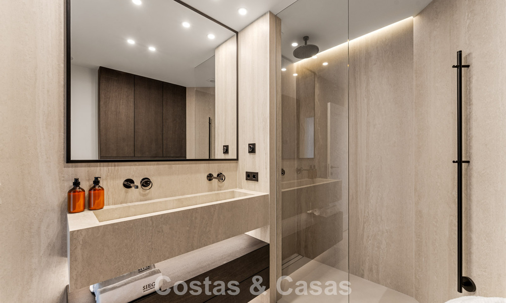 Penthouse luxueux et contemporain rénové avec vue panoramique sur la mer à Sierra Blanca, sur le Golden Mile de Marbella 804825