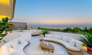 Penthouse luxueux et contemporain rénové avec vue panoramique sur la mer à Sierra Blanca, sur le Golden Mile de Marbella 804831 