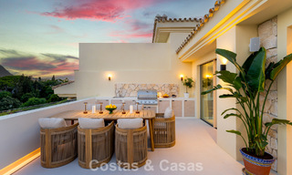 Penthouse luxueux et contemporain rénové avec vue panoramique sur la mer à Sierra Blanca, sur le Golden Mile de Marbella 804832 