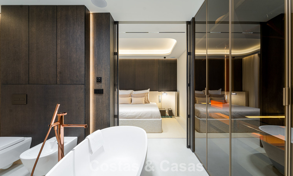 Penthouse luxueux et contemporain rénové avec vue panoramique sur la mer à Sierra Blanca, sur le Golden Mile de Marbella 804836