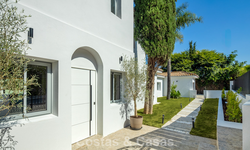 Villa espagnole au design intérieur moderne avec grand jardin à vendre sur la New Golden Mile á Benahavís entre Marbella et Estepona 804849