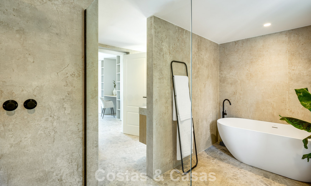 Villa espagnole au design intérieur moderne avec grand jardin à vendre sur la New Golden Mile á Benahavís entre Marbella et Estepona 804852