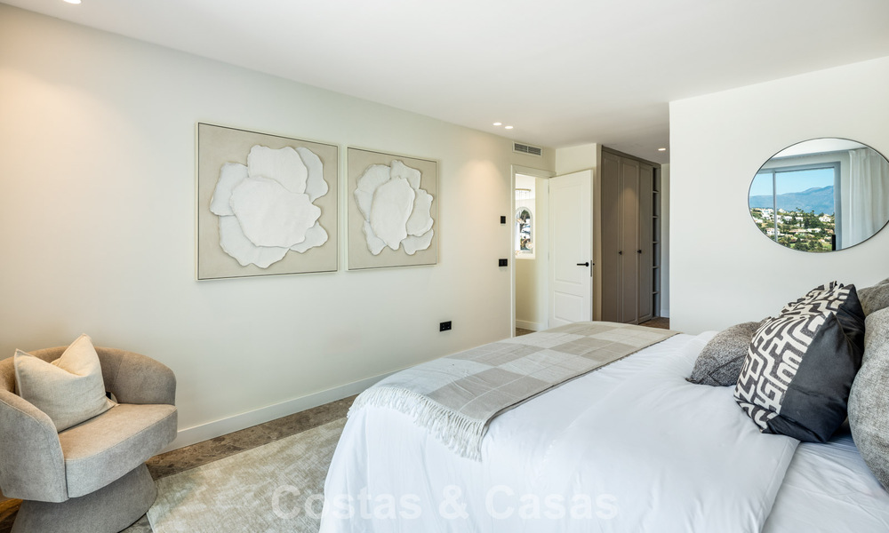 Villa espagnole au design intérieur moderne avec grand jardin à vendre sur la New Golden Mile á Benahavís entre Marbella et Estepona 804854