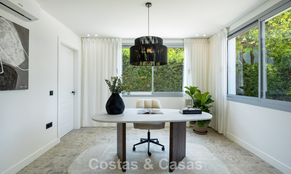 Villa espagnole au design intérieur moderne avec grand jardin à vendre sur la New Golden Mile á Benahavís entre Marbella et Estepona 804859