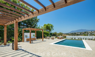 Villa espagnole au design intérieur moderne avec grand jardin à vendre sur la New Golden Mile á Benahavís entre Marbella et Estepona 804860 