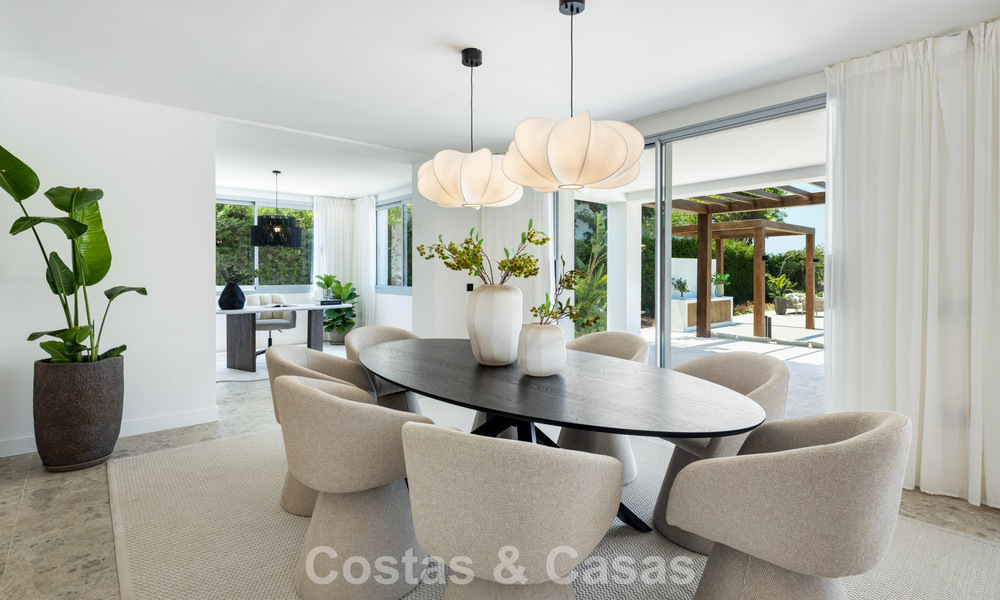 Villa espagnole au design intérieur moderne avec grand jardin à vendre sur la New Golden Mile á Benahavís entre Marbella et Estepona 804861