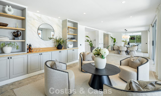 Villa espagnole au design intérieur moderne avec grand jardin à vendre sur la New Golden Mile á Benahavís entre Marbella et Estepona 804864 