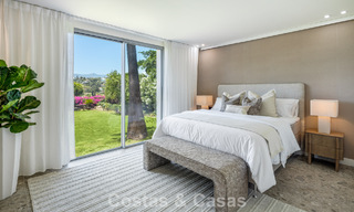 Villa espagnole au design intérieur moderne avec grand jardin à vendre sur la New Golden Mile á Benahavís entre Marbella et Estepona 804866 