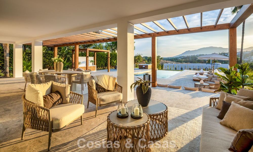 Villa espagnole au design intérieur moderne avec grand jardin à vendre sur la New Golden Mile á Benahavís entre Marbella et Estepona 804869