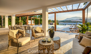 Villa espagnole au design intérieur moderne avec grand jardin à vendre sur la New Golden Mile á Benahavís entre Marbella et Estepona 804869 