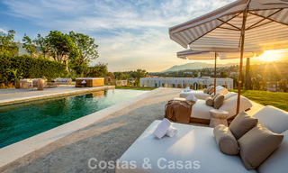 Villa espagnole au design intérieur moderne avec grand jardin à vendre sur la New Golden Mile á Benahavís entre Marbella et Estepona 804870 