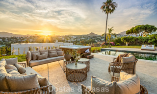 Villa espagnole au design intérieur moderne avec grand jardin à vendre sur la New Golden Mile á Benahavís entre Marbella et Estepona 804871 
