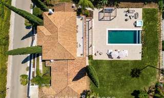 Villa espagnole au design intérieur moderne avec grand jardin à vendre sur la New Golden Mile á Benahavís entre Marbella et Estepona 804874 