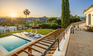 Villa espagnole au design intérieur moderne avec grand jardin à vendre sur la New Golden Mile á Benahavís entre Marbella et Estepona 804877 