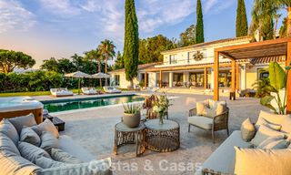 Villa espagnole au design intérieur moderne avec grand jardin à vendre sur la New Golden Mile á Benahavís entre Marbella et Estepona 804924 