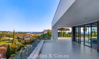 Villa exclusive avec vue panoramique sur la mer à vendre à Los Flamingos, resort de golf 5 étoiles à Marbella - Benahavís 804761 