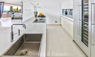 Villa exclusive avec vue panoramique sur la mer à vendre à Los Flamingos, resort de golf 5 étoiles à Marbella - Benahavís 804771 