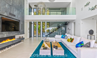 Villa exclusive avec vue panoramique sur la mer à vendre à Los Flamingos, resort de golf 5 étoiles à Marbella - Benahavís 804773 