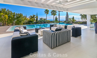 Villa exclusive avec vue panoramique sur la mer à vendre à Los Flamingos, resort de golf 5 étoiles à Marbella - Benahavís 804774 
