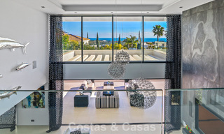 Villa exclusive avec vue panoramique sur la mer à vendre à Los Flamingos, resort de golf 5 étoiles à Marbella - Benahavís 804777 