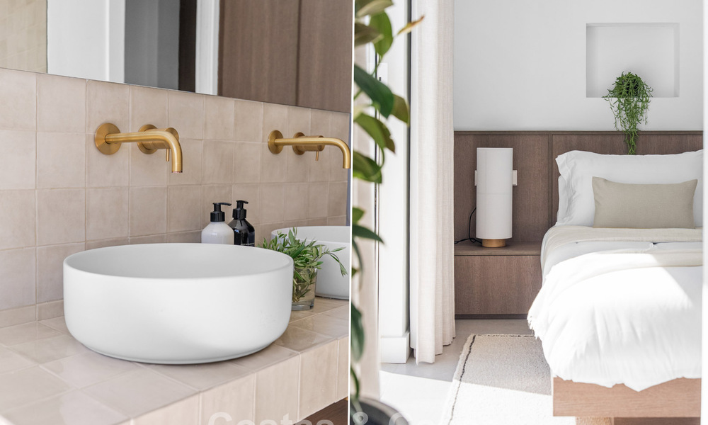 Élégante maison mitoyenne rénovée avec piscine privée à vendre à Nueva Andalucía, Marbella 804896