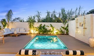 Élégante maison mitoyenne rénovée avec piscine privée à vendre à Nueva Andalucía, Marbella 804921 