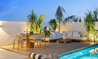Élégante maison mitoyenne rénovée avec piscine privée à vendre à Nueva Andalucía, Marbella 804922 