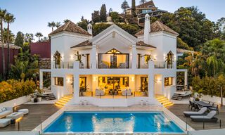 Villa de luxe moderne de style méditerranéen à vendre dans une résidence sécurisée exclusive à Marbella - Benahavís 805167 