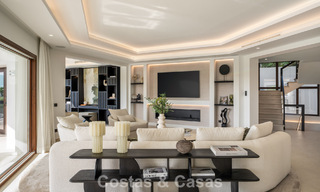 Villa de luxe moderne de style méditerranéen à vendre dans une résidence sécurisée exclusive à Marbella - Benahavís 805179 