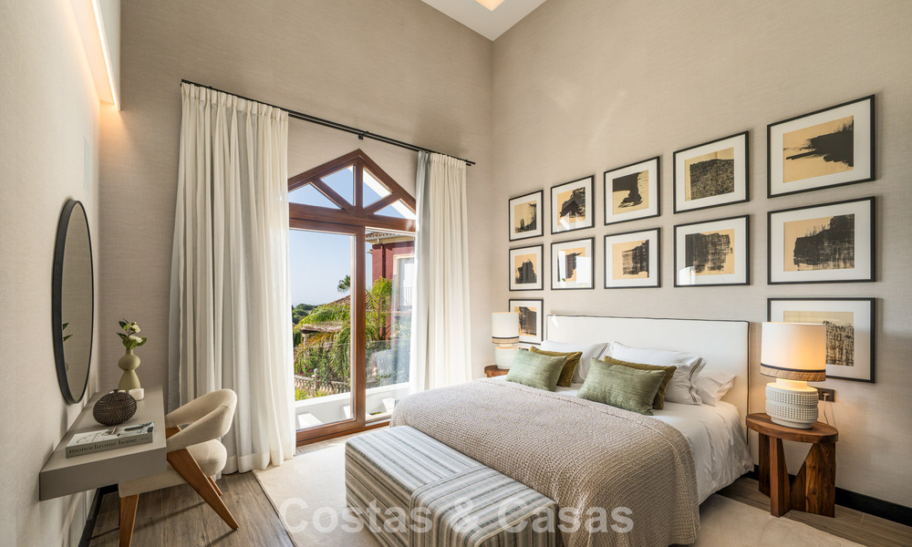 Villa de luxe moderne de style méditerranéen à vendre dans une résidence sécurisée exclusive à Marbella - Benahavís 805187