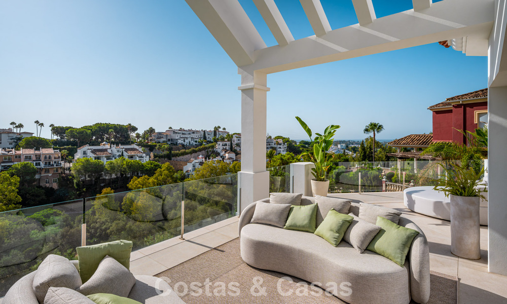 Villa de luxe moderne de style méditerranéen à vendre dans une résidence sécurisée exclusive à Marbella - Benahavís 805189