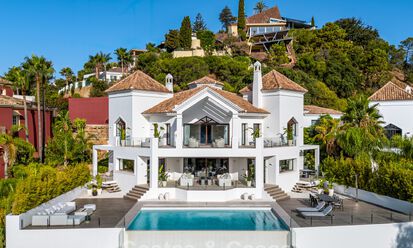 Villa de luxe moderne de style méditerranéen à vendre dans une résidence sécurisée exclusive à Marbella - Benahavís 805190