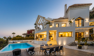 Villa de luxe moderne de style méditerranéen à vendre dans une résidence sécurisée exclusive à Marbella - Benahavís 805193 