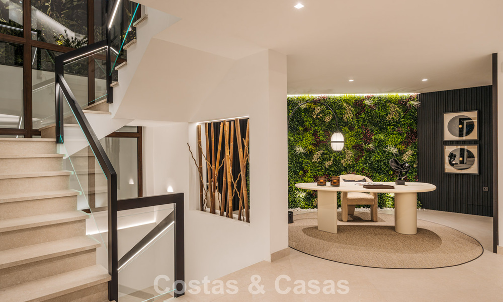Villa de luxe moderne de style méditerranéen à vendre dans une résidence sécurisée exclusive à Marbella - Benahavís 805197