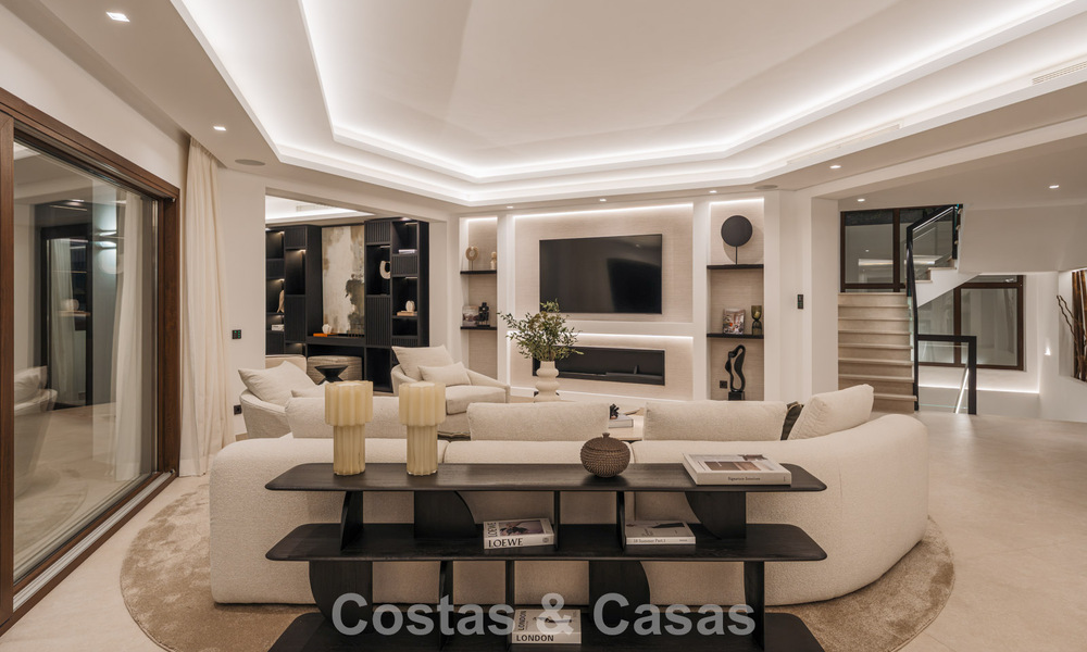Villa de luxe moderne de style méditerranéen à vendre dans une résidence sécurisée exclusive à Marbella - Benahavís 805198