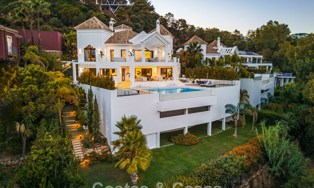 Villa de luxe moderne de style méditerranéen à vendre dans une résidence sécurisée exclusive à Marbella - Benahavís 805201