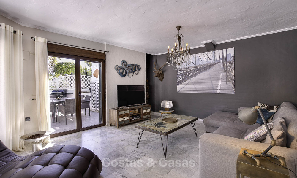 Appartements à vendre dans une résidence en première ligne de plage à Elviria, Marbella Est 805163