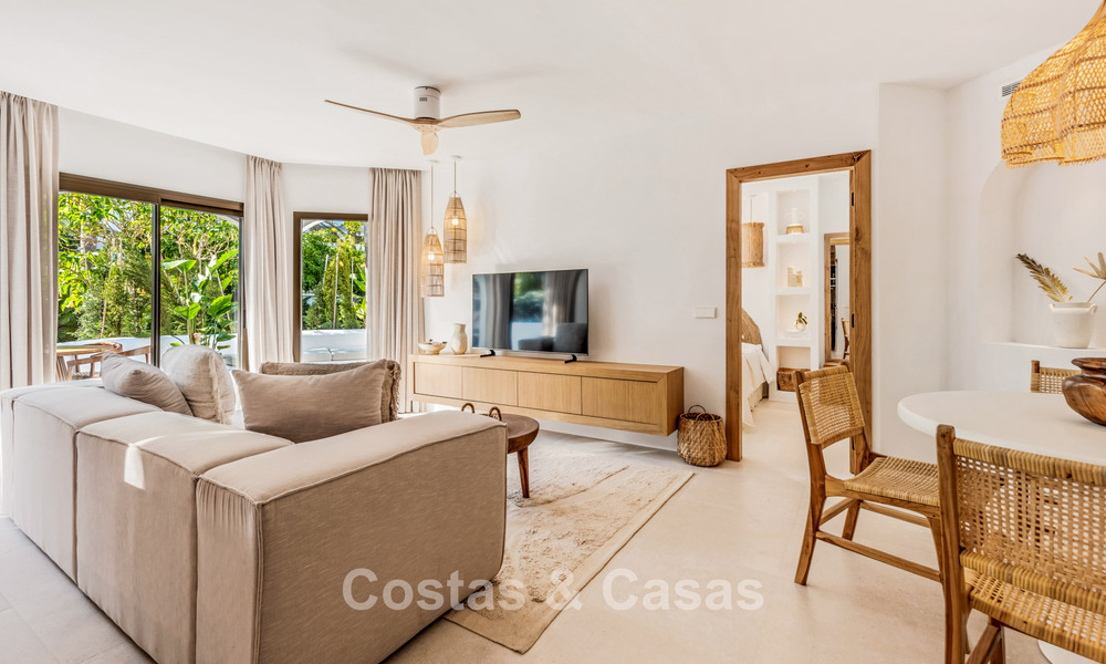 Appartements à vendre dans “Golden Beach”, une résidence en première ligne de plage à Elviria, Marbella Est 805264
