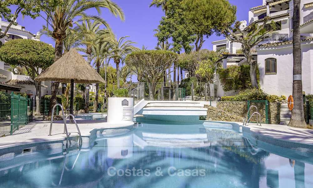 Appartements à vendre dans “Golden Beach”, une résidence en première ligne de plage à Elviria, Marbella Est 805266