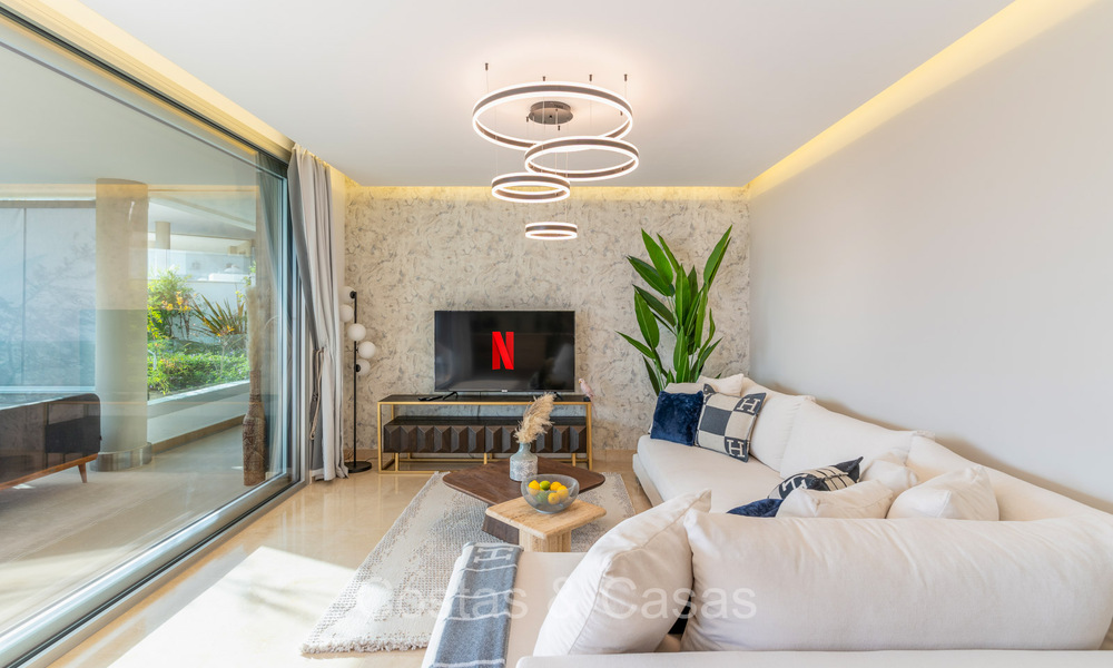 Appartements modernes de luxe à vendre avec vue sur la mer à Botanic, une résidence sécurisée à Benahavís - Marbella 805496