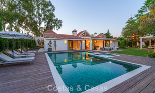 Luxueuse villa de plain-pied avec piscine chauffée à vendre, en bord de mer près de Puerto Banús et San Pedro, Marbella 805781 
