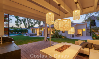 Luxueuse villa de plain-pied avec piscine chauffée à vendre, en bord de mer près de Puerto Banús et San Pedro, Marbella 805786 