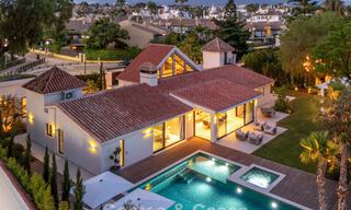 Luxueuse villa de plain-pied avec piscine chauffée à vendre, en bord de mer près de Puerto Banús et San Pedro, Marbella 805794 
