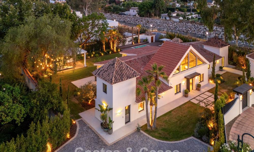 Luxueuse villa de plain-pied avec piscine chauffée à vendre, en bord de mer près de Puerto Banús et San Pedro, Marbella 805795