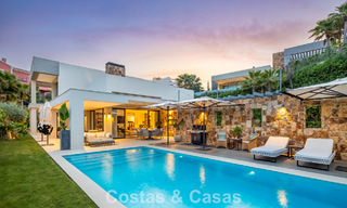 Villa moderne de luxe avec vue sur la mer dans la Vallée du Golf de Nueva Andalucía, Marbella 806059 