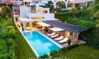 Villa moderne de luxe avec vue sur la mer dans la Vallée du Golf de Nueva Andalucía, Marbella 806063 