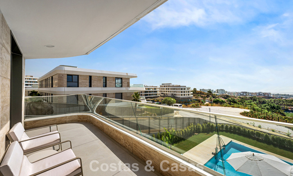 Nouvel appartement duplex avec vue panoramique sur la mer à vendre sur le New Golden Mile, entre Marbella et Estepona 806112