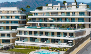 Nouvel appartement duplex avec vue panoramique sur la mer à vendre sur le New Golden Mile, entre Marbella et Estepona 806122 