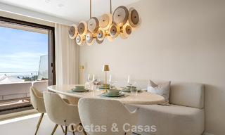 Nouvel appartement duplex avec vue panoramique sur la mer à vendre sur le New Golden Mile, entre Marbella et Estepona 806129 