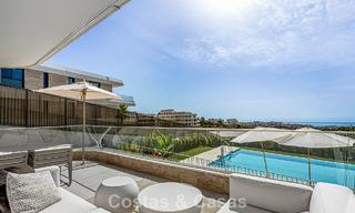 Nouvel appartement duplex avec vue panoramique sur la mer à vendre sur le New Golden Mile, entre Marbella et Estepona 806136 